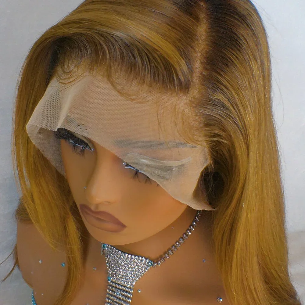 ✨18 Inch Human Tigers Eye Dimensional Lace Wig With Large Parting Area ✨ - Picture 12 of 16